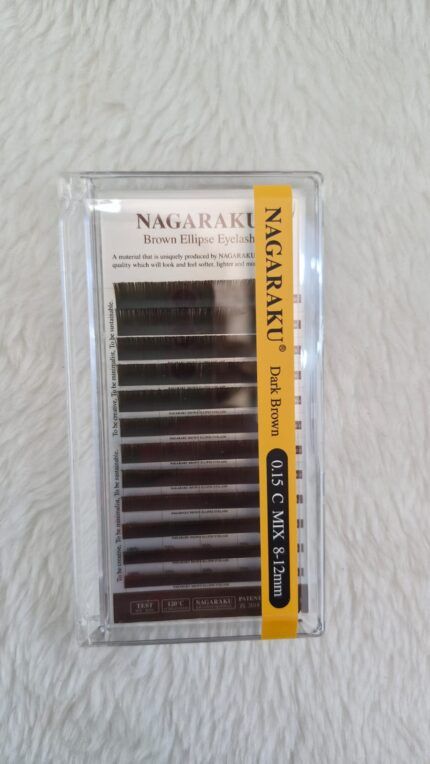 Cilios Nagaraku Elipse Marrom 0,15 C Mix 8mm ao 12mm