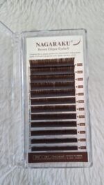 Cilios Nagaraku Elipse Marrom 0,15 C Mix 8mm ao 12mm - Imagem 2