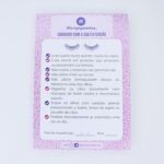 Ficha de Cuidados para Cilios Rosa