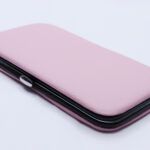 Case de Couro Rosa para Pincas
