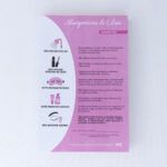 Ficha de Alongamento  de Cilios Rosa
