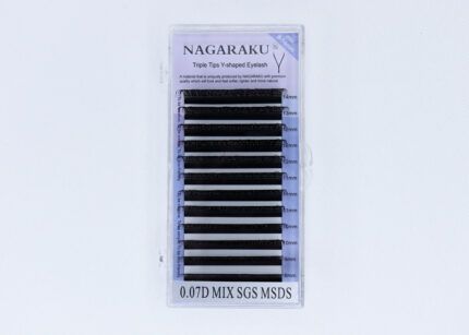 Cilios Nagaraku Y Triple Shaped 0,07 D Mix 08mm ao 12mm
