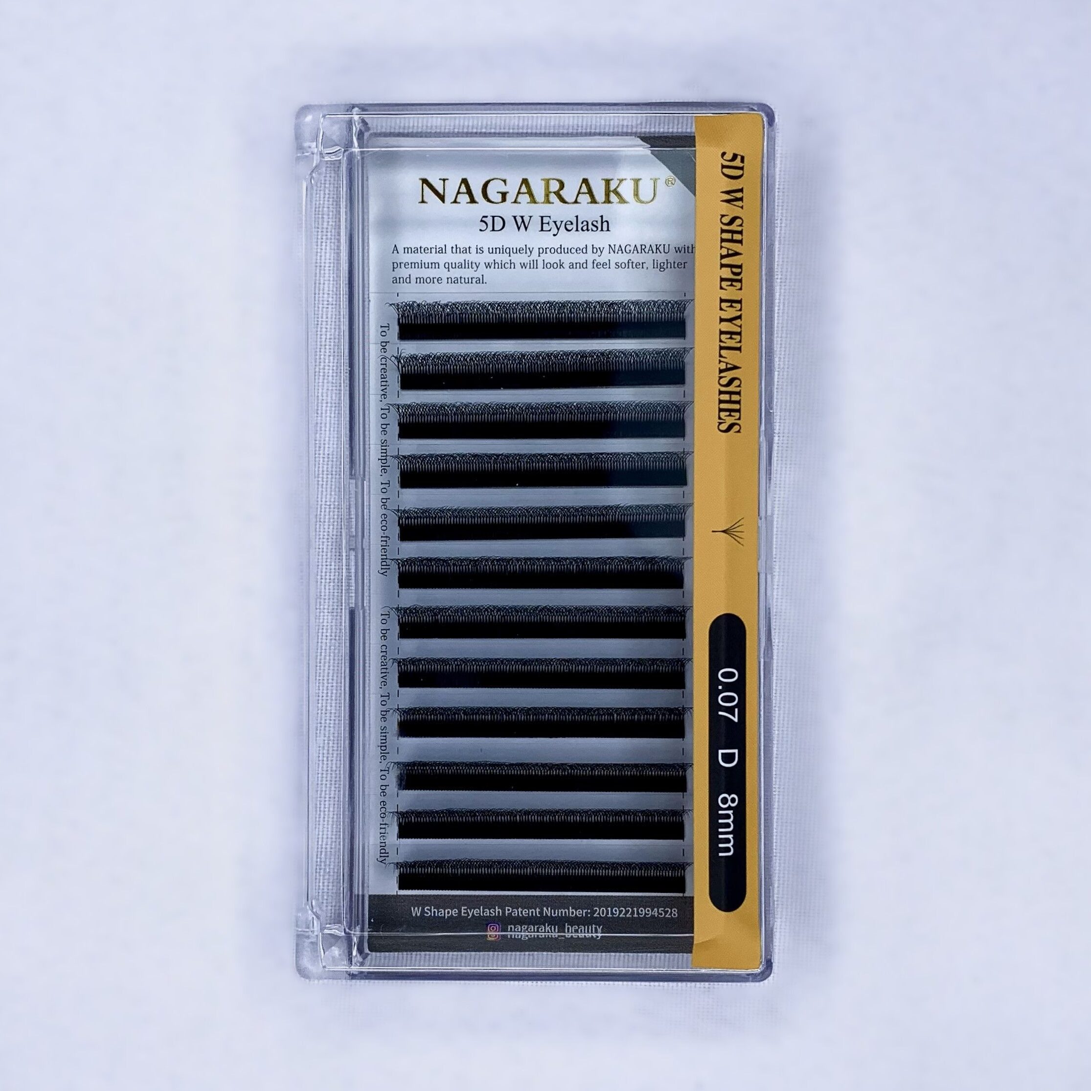 52 nagaraku 5dw 8mm Cilios Nagaraku W 5D 0,07 D 08mm - Imagem 1