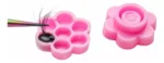 Batoque de cIlios Flor Rosa 25un - Imagem 2