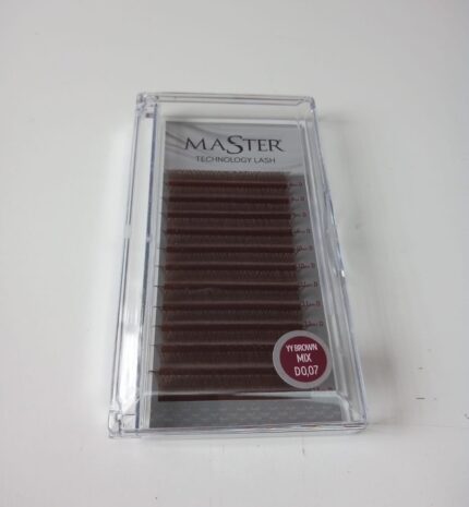 Cilios Master Y Marrom 0,07 D Mix 08mm ao 13mm