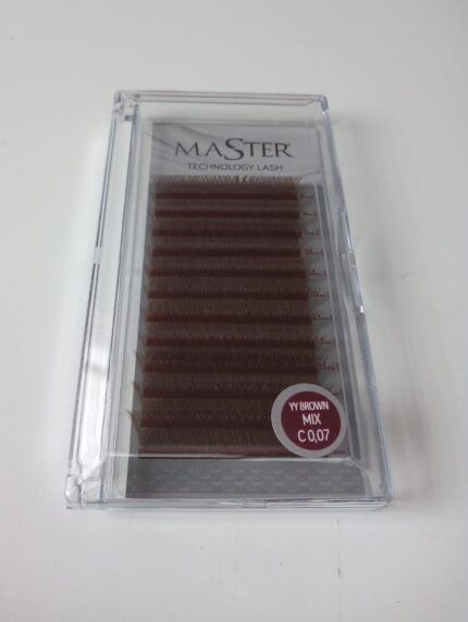 Cilios Master Y Marrom 0,07 C Mix 08mm ao 13mm