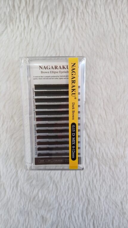 Cilios Nagaraku Elipse Marrom 0,15 D Mix 8mm ao 12mm