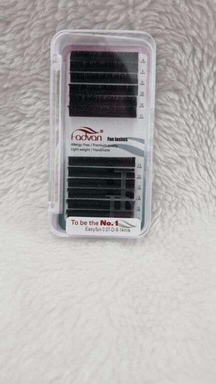 Cilios Fadvan Auto Fan 0,07 D Mix 8mm ao 14mm