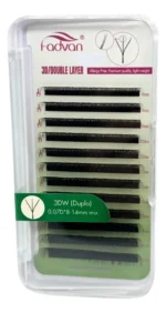 Cilios Fadvan W 3D Duplo 0,07 D Mix 8mm ao 14mm