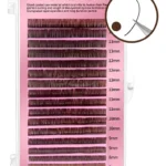 Cilios Nagaraku Mink Marrom 0,07 D Mix 7mm ao 15mm