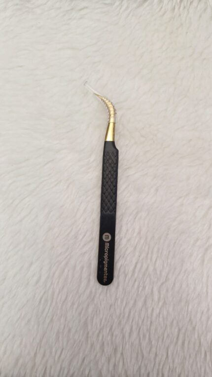 Pinca de Cilios Infinity Black Ponta Curva