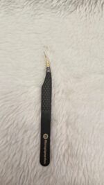 Pinca de Cilios Infinity Black Ponta Curva Leve
