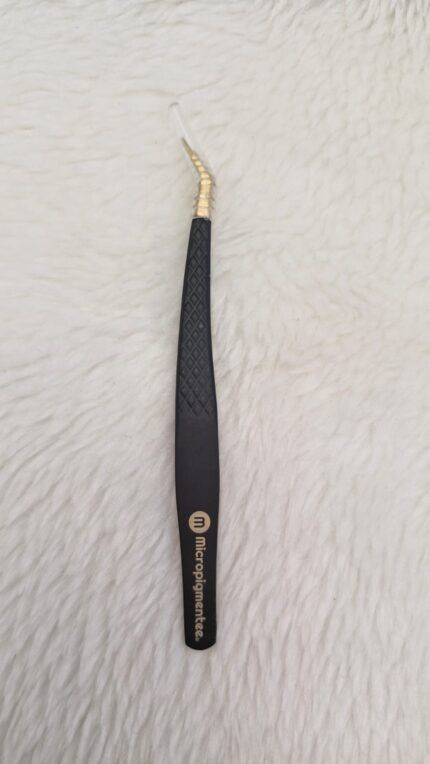 Pinca de Cilios Infinity Black Ponta Semi Curva